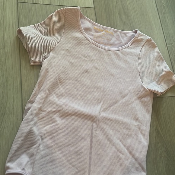 Sugar moon women’s pink ribbed body suit size small/medium - Picture 2 of 4